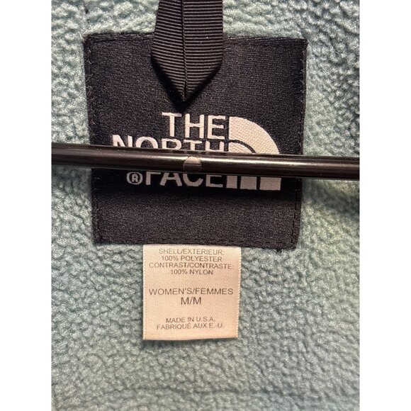 The North Face Womens Full-Zip Fleece Jacket Size M Black & Green - Picture 7 of 13